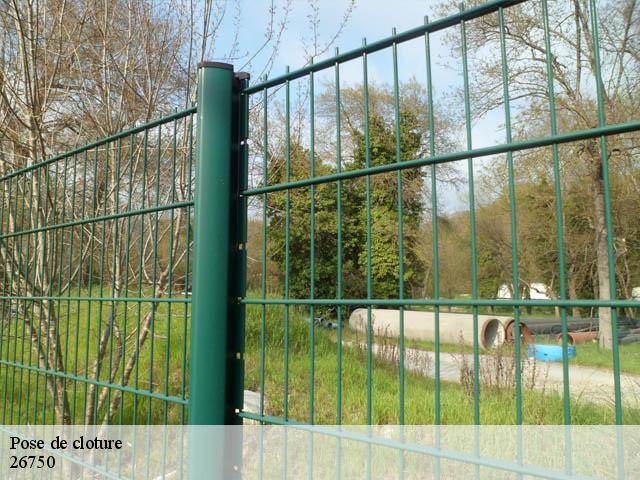 Pose de cloture 26750